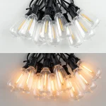 ST38 String Lights Outdoor Garland Connectable Shatterproof Waterproof Plastic LED Bulb Dimmable Patio Garden Decor Fairy Lighst 4