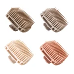 1pcs Silicone Shampoo Brush Head Scalp Massage Comb Hair Washing Comb Body Massage Shower Brush Salon Hairdressing Tool 4