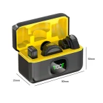 For Xiaomi Wireless Lavalier Lapel Microphone iPhone iOS/Android Type-C Phone Live Game Recording Interview with Magnetic Clip 6