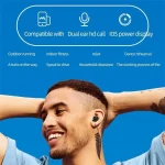 TWS A6S Headset Wireless Earphones Bluetooth Headphones Sport LED Display Touch Stereo Fone Bluetooth Earbuds for Xiaomi Huawei 5