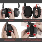 1Pair Replacement Earpads for Sony WH-1000XM3 1000XM3 WH1000XM3 Headphones Earmuff Ear Pads Cushions Accessories Repair Parts 6