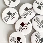 team groom Bride to be sash Badge Bachelorette hen Party Bridal shower wedding engagement Bridesmaid Gift decoration favor 2
