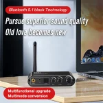 Digital to Analog Audio DAC Converter Adapter Digital SPDIF Optical Coaxial to 3.5mm 3.5 AUX Jack RCA L/R Bluetooth 5.0 Receiver 2