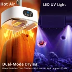 Portable Clothes Dryer Folded Electric Clothing Dryer Multifunctional Intelligent Timed Warm Laundry Dryer with Remote Control 4