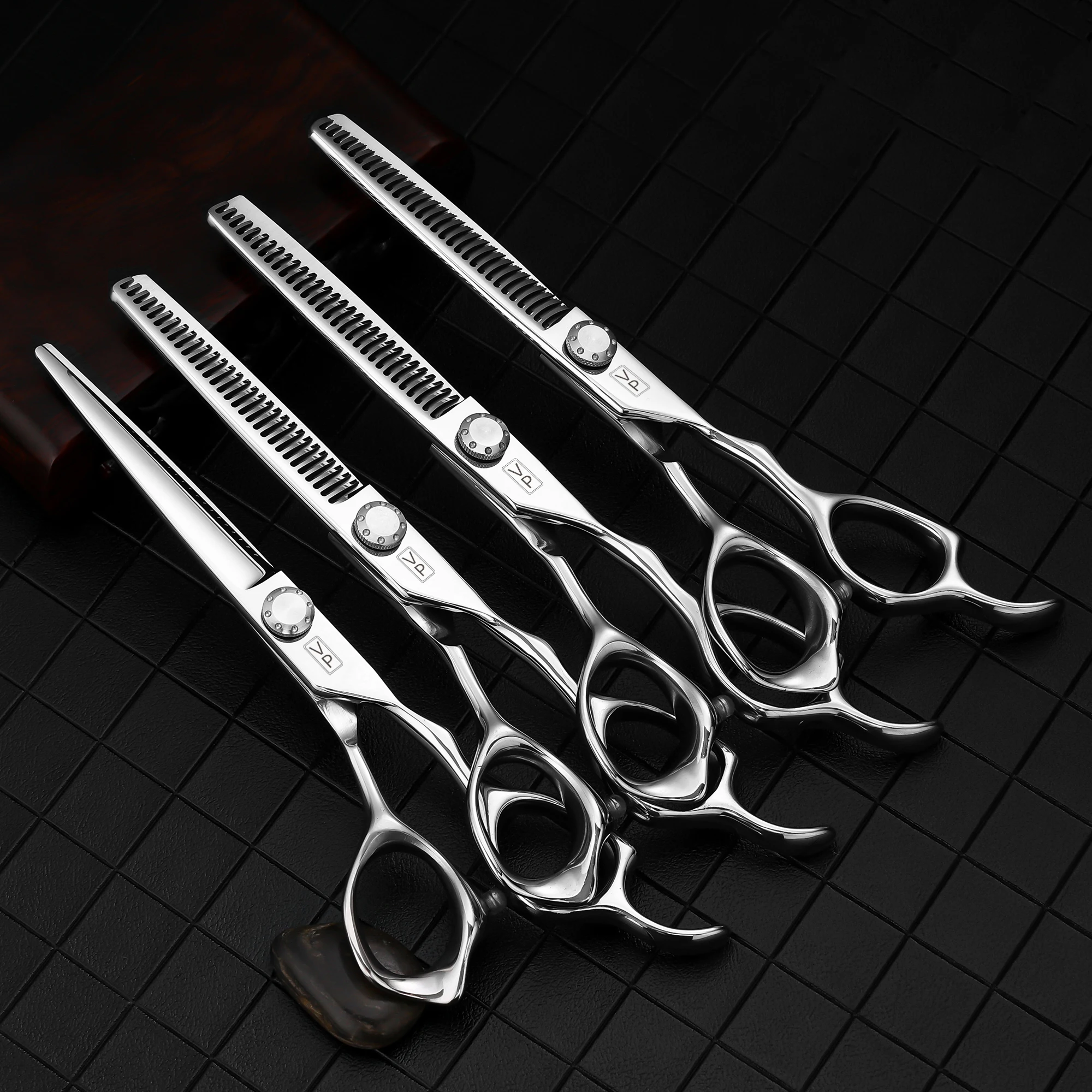Professional Barber Hair Scissors 5.5 & 6.0 with Beard Ball Screw Free Shipping - Image 1