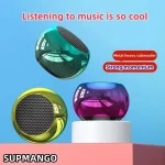 Compact M3 Wireless Bluetooth Speaker - Steel Gun Design Heavy Bass Subwoofer for Outdoor Trips & Home Parties