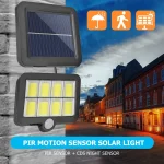 160LED Solar Light Split Wall Lamp Waterproof Outdoor Wall Emergency Street Security Solar Lamp for Garden Decoration 2