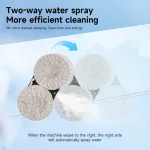 Two-way spray window cleaner machine man automatic electric large suction household high-rise glass window cleaner machine man 3