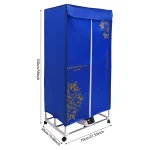 1200-1500W Portable Travel Clothes Dryer Machine PTC 5-layer Heating for Apartments, New Generation Electric Clothes Drying 4