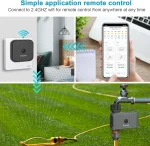 Insoma Wifi Automatic Sprinkle Timer Remote Garden Water Timer Smart Irrigation Watering System Hose Control Unit Support Alexa 2