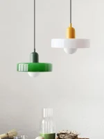 Nordic Glass Bauhaus Dining Room Chandelier Living Room Bedroom Bar Retro Coffee shop Decoration Chandelier Lighting Fixtures 5