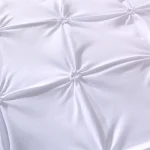 Queen Comfort Set 3Pieces, Gray Bed in a Bag Comforter Set for Bedroom, Beddding Sets without Comforter, Duvet cover&Pillowcases 2