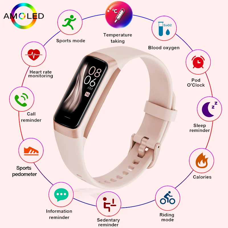 LIGE Amoled Smart Watch Men Smart Band Women Heart Rate Blood Smartwartch Waterproof Smart Bracelet Sport Fitness Tracker 2026 LIGE Amoled Smart Watch Men Smart Band Women Heart Rate Blood Smartwartch Waterproof Smart Bracelet Sport Fitness Tracker 2026