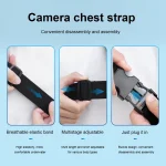 Action Camera Chest Mount Harness Breathable Accessories for Sports Travel for Gopro 10 Dji Osmo 4