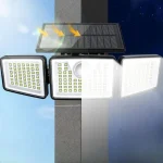 Solar Lights Outdoor 164 LED High Brightness 3 Heads 270° Wide Angle Motion Sensor IP65 Waterproof Security Lighting 2