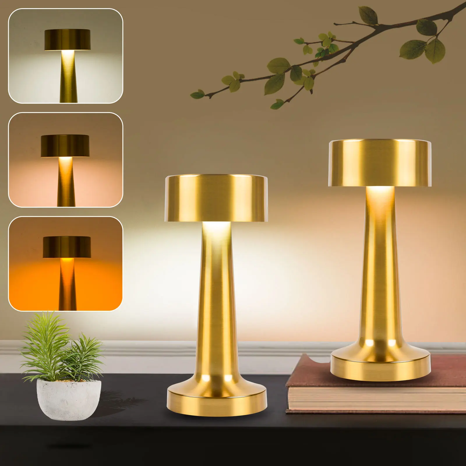 1200mAh Metal Rechargeable Touch Point Lamp Room LED Bedside Decor Table Lamp Restaurant Bar Desktop Mood Lighting Night Lights 1200mAh Metal Rechargeable Touch Point Lamp Room LED Bedside Decor Table Lamp Restaurant Bar Desktop Mood Lighting Night Lights