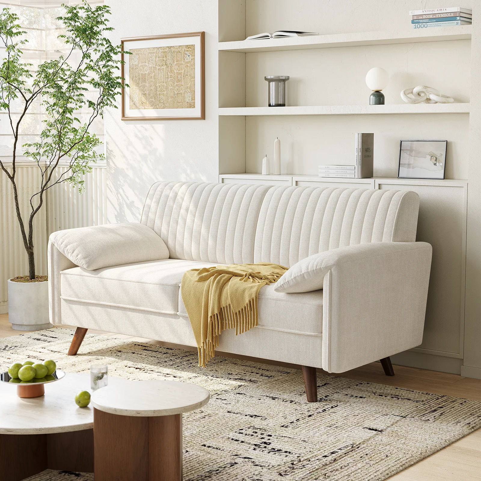 64.5" Loveseat Sofa, Chenille Loveseat, Small Couch for Living Room, Deep Seat Love Seat Comfy Couches for Small Spaces 64.5" Loveseat Sofa, Chenille Loveseat, Small Couch for Living Room, Deep Seat Love Seat Comfy Couches for Small Spaces