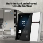 MOES Tuya WiFi Smart Control Panel 3.5" Touch Screen, 3 Relays & Buttons, IR Remote, Bluetooth Sigmesh Hub, Home Automation 3