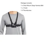 Chest Harness Mount Adjustable Chest Strap Belt with J Hook for GoPro Hero 13 12 11 10 9 8 7 AKASO SJCAM DJI OSMO Action Camera 6