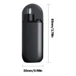 Nose Hair Trimmer Type-C Charging Rounded Arched Blade Electric Portable Men Mini Nose Hair Trimmer Face Care Kit Tools 6
