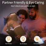 LED Book Light Reading Light Eye Caring Clip-on USB Rechargeable Dimmable Light Lamp Adjustable Flexible Night Reading Lamp 6