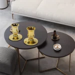 2pcs Taper Candle Holders Candlestick Silver Gold Rod Wax Base For Wedding Party Festival Candlestick Home Decor Candle Holders 4