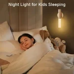 Smart Motion Sensor Night Light LED Rechargeable Magnetic Wall Lamp Portable for Hallway Bedroom Stairs Bathroom Cabinets Decor 3