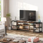 Tribesigns 78 Inch TV Stand for TVs up to 85 Inch, Media Entertainment Center Console Table, 3-Tier TV Console Table 6