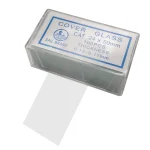 100PCS 24x50 mm Microscope Glass Slides Cover Slips Blank Slides Microscope Accessories 0.13-0.17 mm Thickness 6