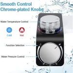Bidet Toilet Seat Attachment Non-Electric Self-Cleaning Dual Nozzles Wash Hot Cold Mixer Water Lady Bathroom Accessories Sprayer 2