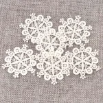 Flower White Lace Applique Mesh Trim For Sew On Guipure Fabric Wedding Supplies Home Decoration 5