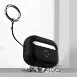 Leather Texture Case For Apple Airpods 1 2 3 4 Pro air pods Wrieless Bluetooth Earphone Protective Cover Anti-lost Headphone Bag 5