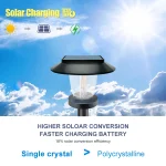 Solar Pathway Lights LED Outdoor Landscape Path Lamp IP65 Waterproof Solar Garden Lights For Yard Garden Walkway Patio Driveway 4