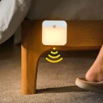LED Night Light, Human Motion Sensor Lamp USB C Rechargeable Closet Light, Wireless LED  Wall lamp For Stairs Closet Kitchen Bed 6