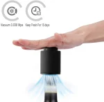 Vacuum Wine Bottle Stopper Sealed Storage Vacuum Memory Wine Stopper Push Style Bar Tools Barware Reusable Wine Cork 6