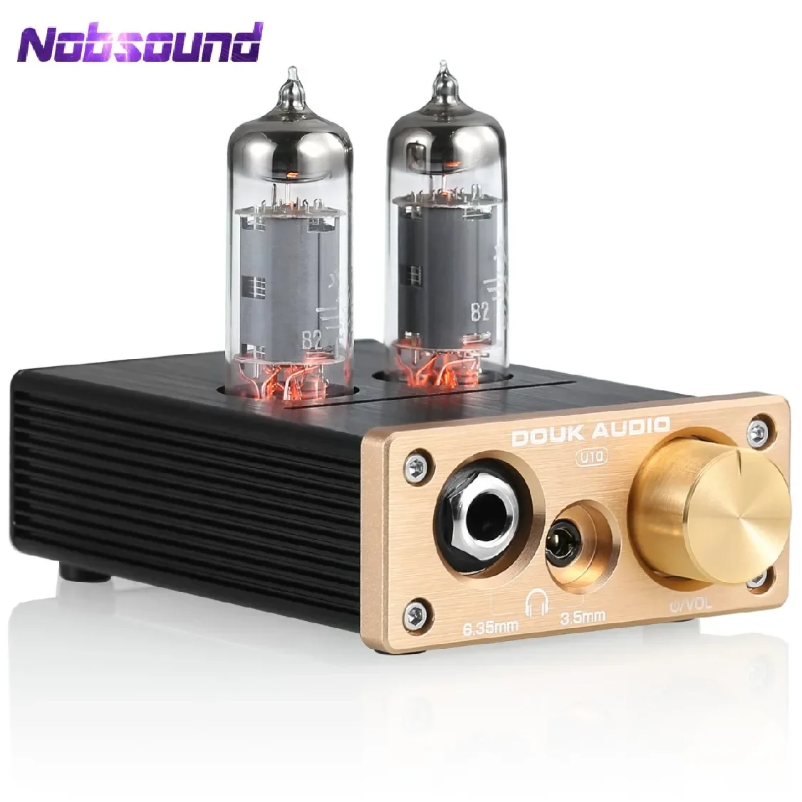 Nobsound U10 Mini Vacuum Tube Preamplifier HiFi Desktop 3.5/6.35mm Headphone Amplifier for Home Speaker Nobsound U10 Mini Vacuum Tube Preamplifier HiFi Desktop 3.5/6.35mm Headphone Amplifier for Home Speaker