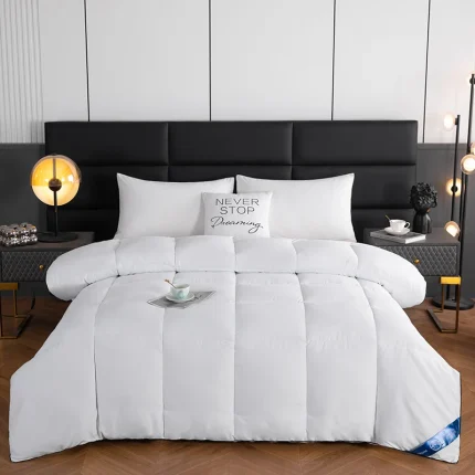 hotel style Comforter Queen KingLightweight fluffy comfortable and breathable soft winter quilt very warm 220x240 Quilts blanket