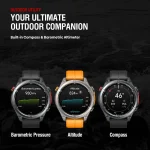 NEW Zeblaze Stratos 4 GPS Smart Watch 1.43 AMOLED Display Built-in Compass Barometric Altimeter Flashlight Voice Call Smartwatch 3
