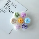 7Pcs Flower Silicone Molds 3D Rose Peony Chocolate Cake Baking Mold Handmade Candle Soap Gypsum Resin Handicraft Making Tools 4