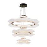 Round Modern Home Led Light for Living Room Nordic Led Ceiling Chandelier for Dining Room Indoor Living Room Pendant Lights 6