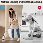 9-in-1 USB Rechargeable Electric Cleaning Brush Telescopic Handle 8 Brush Heads Multi-Surface Cleaner for Home Car 5