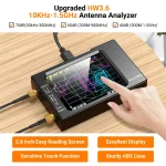 NanoVNA-H Vector Network Antenna Analyzer 10KHz-1.5GHz MF HF VHF UHF W/ Shell SD Card Slot Supprt 32G Digital Nano VNA-H Tester 5