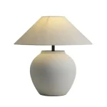 Nordic Retro Ceramic ,Table Lamp Fabric Lampshades, Bedside Table Lamps, Room Decoration, Indoor Lighting, Floor Lamps 6