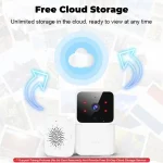 Doorbell Video Low-Power WiFi Link Rechargeable Type Doorbell Night Vision HD Smart Security 1 to 1 Home Intercom 4