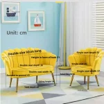 Simple Fabric Children's Sofas Double Kindergarten Reading Corner Sofa Chair Home Living Room Mini Baby Seat Children Furniture 6