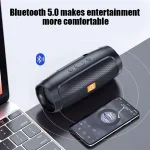 Portable Subwoofer Bluetooth Speakers Outdoor Stereo Surround Waterproof Loudspeaker Wireless Sound Box Support FM Radio TF Card 4