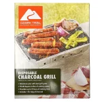 Disposable Instant Charcoal Grill Portable Barbecue Grill 540g Charcoal Easy Clean Ready to Use Car Camping Tailgate Party 2