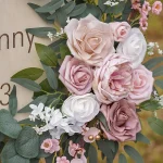 2pcs Wedding Decoration Flowers, Artificial Rose Wreaths,Suitable for Outdoor Decoration,Home Decoration,Wedding Arch Decoration 6