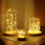 1/5/10pcs Fairy Lights String Button Battery Light Home Decor Living Bedroom Garden Christmas Wedding New Year Ornament Garland 3
