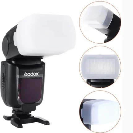 Flash Diffuser Dome Bounce Fit for Canon Speedlite 580EX 580EX II V850 860II TT685 TT600 TT520II Yongnuo YN-560/565